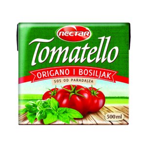 Nectar Tomatello - Сос од домати со оригано и босилек 500ml