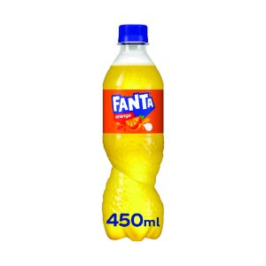 Fanta - Газиран сок со вкус на портокал 0.45l