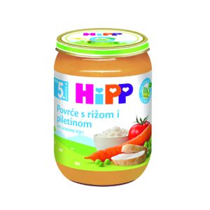 Hipp - Kaша пилешко, ориз и морков 190g