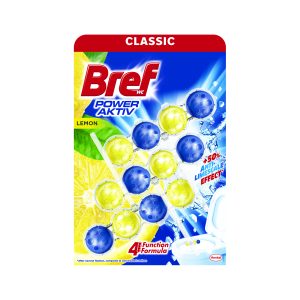 Bref Active - Освежувач за WC школка лимон 3х50g