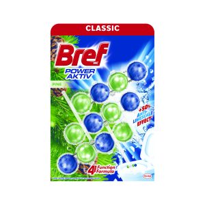 Bref Active - Освежувач за WC школка бор 3х50g