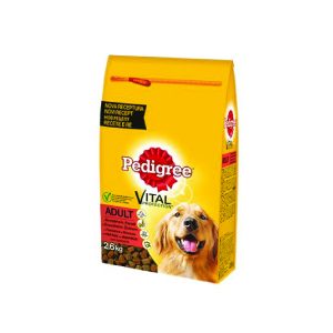 Pedigree Vital - Храна за кучиња говедско/живина 2.6kg