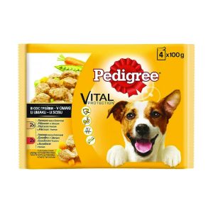 Pedigree - Храна за кучиња микс 4x100g