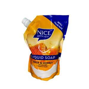 Nice - Течен сапун мед и млеко дојпак 1l