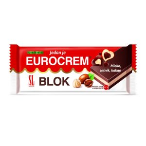 Eurocrem - Чоколада млечна блок 80g
