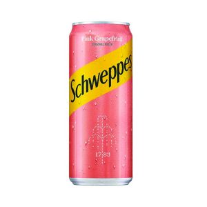 Schweppes Pink Grapefruit - Газиран сок со цитрон 0.33l
