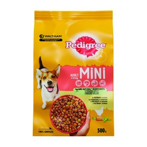Pedigree Junior - Храна за кучиња со пилешко и зеленчук 500g