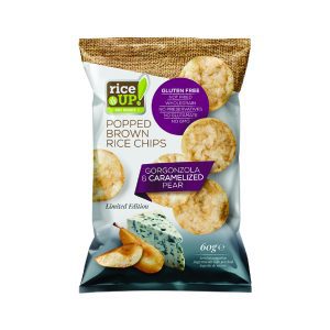 Rice Up! – Оризов чипс со вкус на горгонзола и карамелизирана круша 60g
