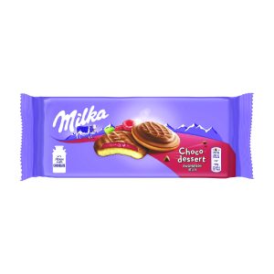 Milka – Чоко десерт малина 147g