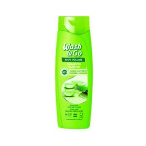 Wash & Go 100% Volume - Шампон алое вера 360ml