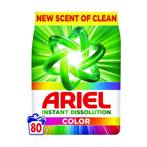 Ariel Instant Dissolution Color – Детергент 5.2kg 80 перења - Маркет Online