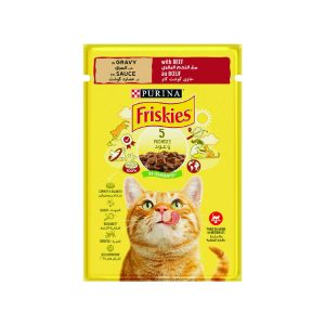 Friskies – Храна за мачки говедско 85g