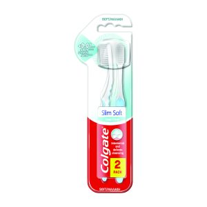 Colgate Slim Soft - Четки за заби 1+1