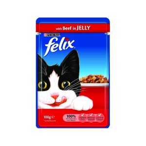 Felix - Храна за мачки говедско 100g