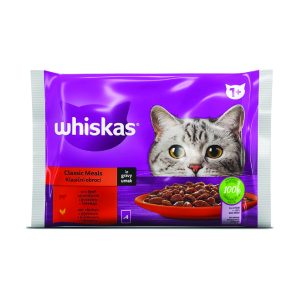 Whiskas - Храна за мачки мешан зеленчук 4х85g