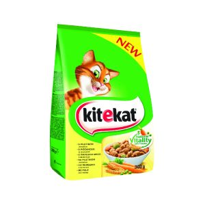Kitekat - Храна за мачки сува пилешко 300g