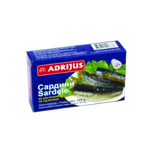 Adrijus - Сардина во растително масло 125g