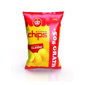 Chips Way – Чипс класик 150g+50g