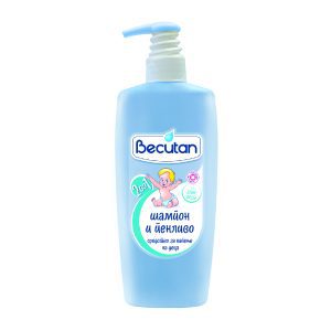 Becutan - Шампон и пенливо со пумпа 400ml