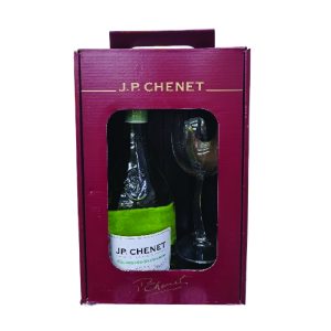 J.P.Chenet Colombard Sauvignon – Сет вино бело 0.7l со чаша