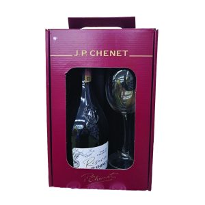 J.P.Chenet Merlot Cabernet – Сет вино црвено 0.7l со чаша