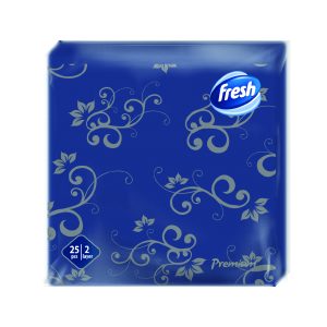 Fresh Premium - Салфети декор плави 38х38 25/1