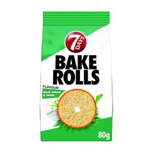 7 Days Bake Rolls – Двопек павлака и кромид 80g