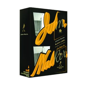 Johnnie Walker Black Label - Сет виски со две чаши 0.7l