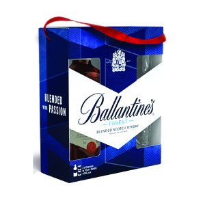 Ballantine’s Finest - Сет виски со чаши 0.7l