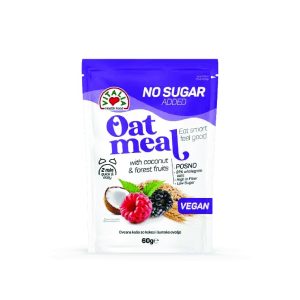 Vitalia Oatmeal - Овесна каша без шеќер, кокос и шумско овошје 60g