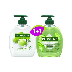 Palmolive - Сет течен сапун маслинка 300ml+Течен сапун хигиен плус 300ml