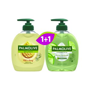 Palmolive - Сет течен сапун мед и млеко 300ml+Течен сапун хигиен плус 300ml