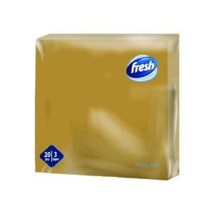 Fresh Deluxe - Салфети декор златна 20/1