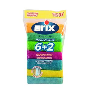 Arix - Крпа микрофибер 6+2парчиња