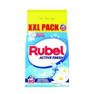 Rubel Active Fresh - Детергент 6kg 80 перења