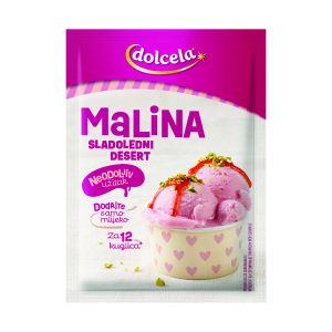 Dolcela – Сладоледен десерт малина 75g