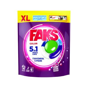 Faks Color 5 in 1 - Капсули за перење 36/1