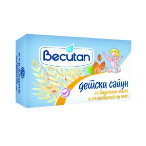 Becutan – Детски сапун бадем 90g