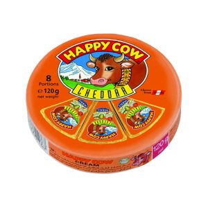 Happy Cow – Топено сирење чедар 120g